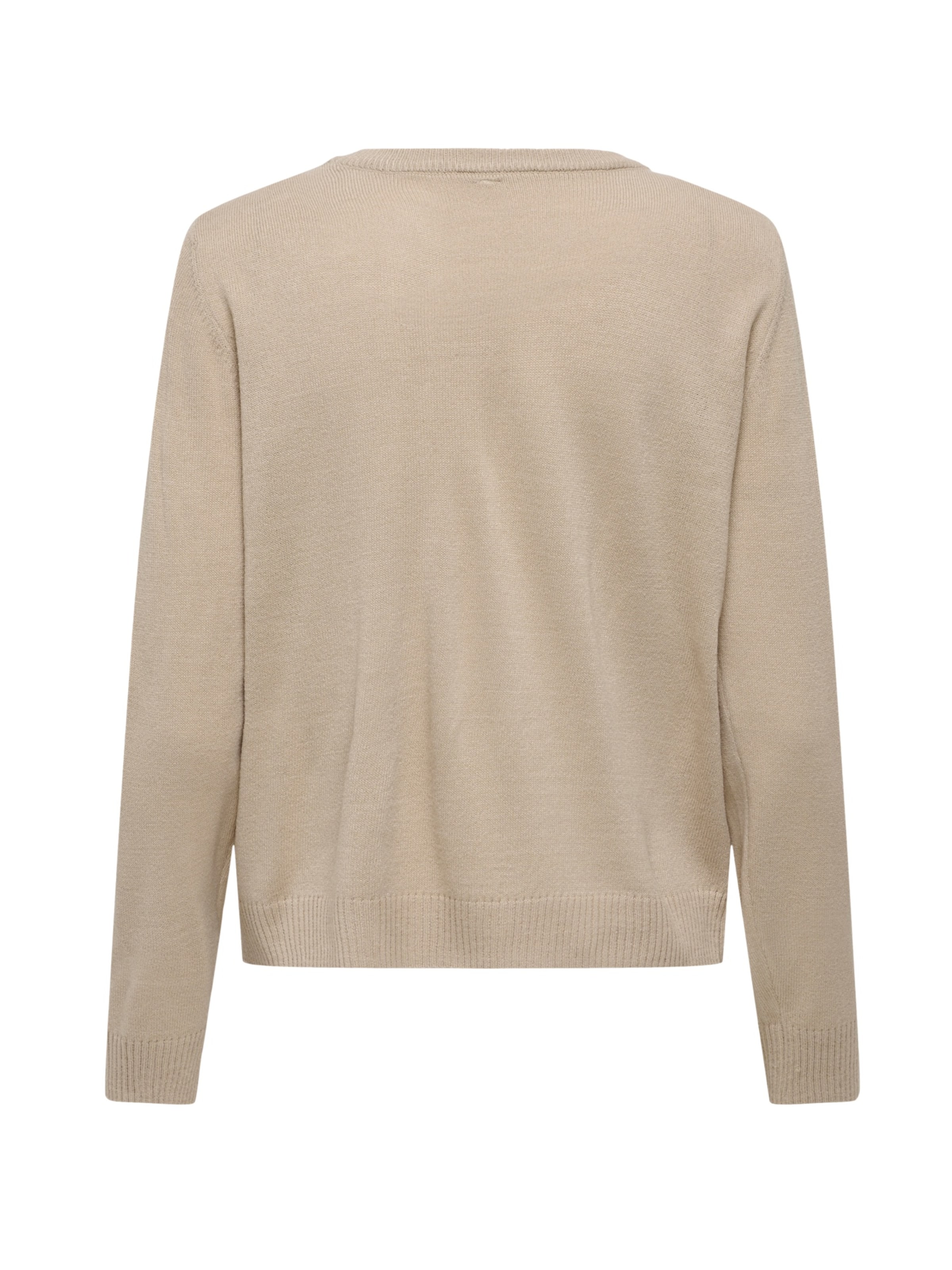 ONLY Sweater 'Xmas Shine' in Beige