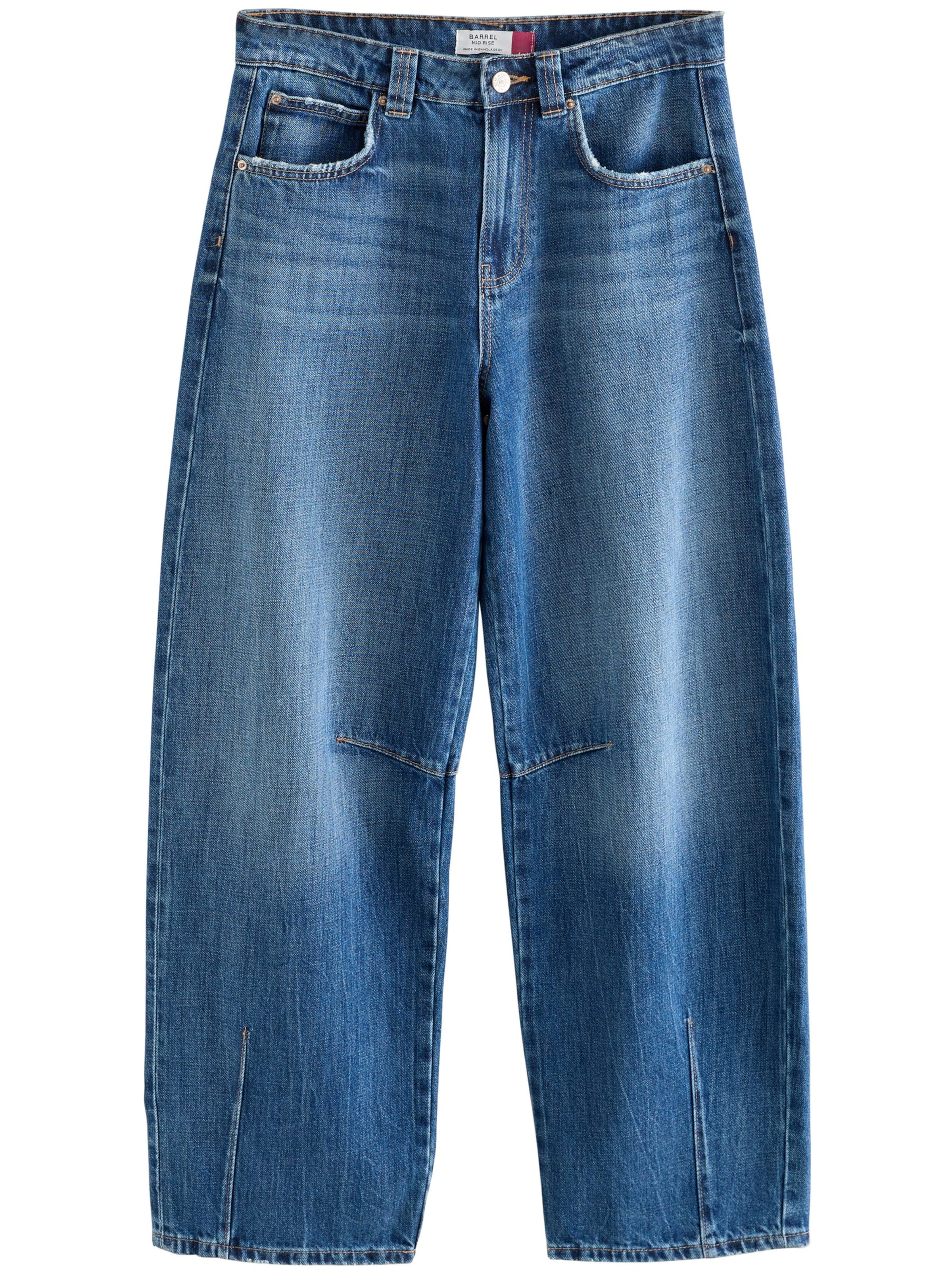 mėlyna Next Plačios klešnės Džinsai: priekis