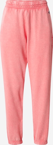 Champion Authentic Athletic Apparel Tapered Pants in Pink: front