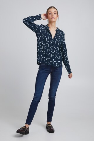 ICHI Blouse in Blauw