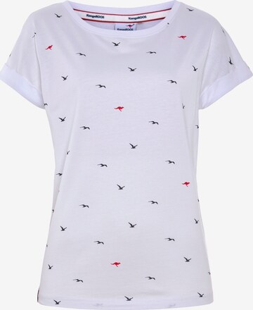 KangaROOS Shirt in White: front