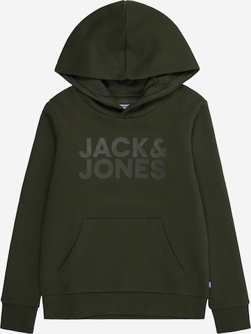 Jack & Jones Junior Regular fit Sweatshirt in Groen: voorkant