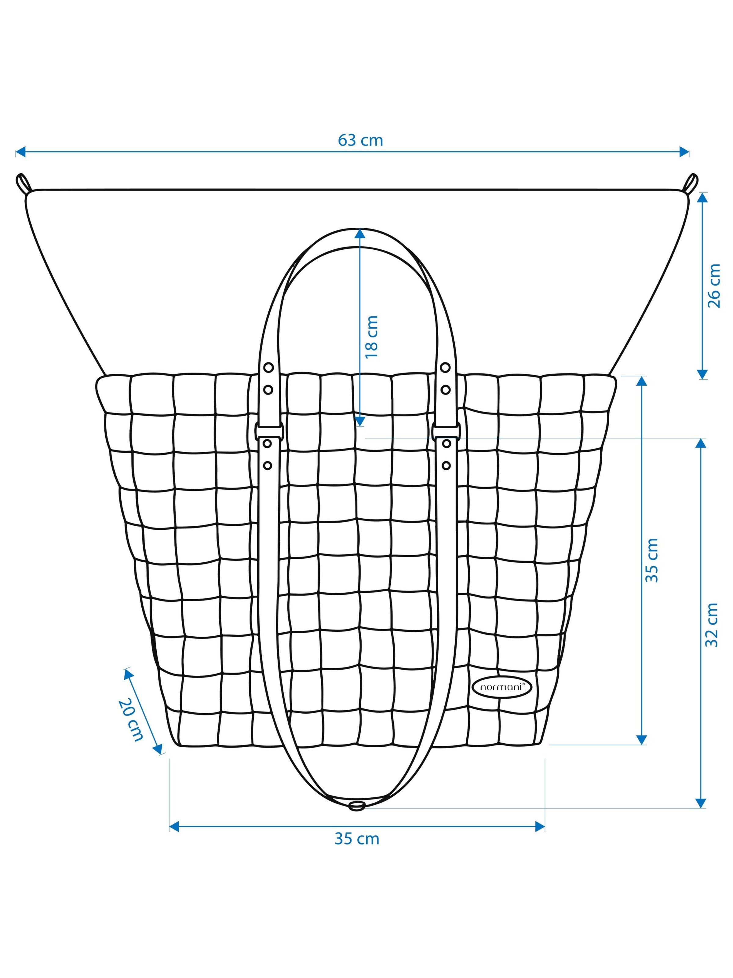 normani Shopper 'Tamanarte' in Grey