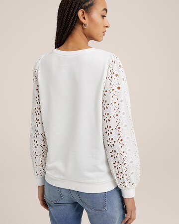 Pull-over WE Fashion en blanc