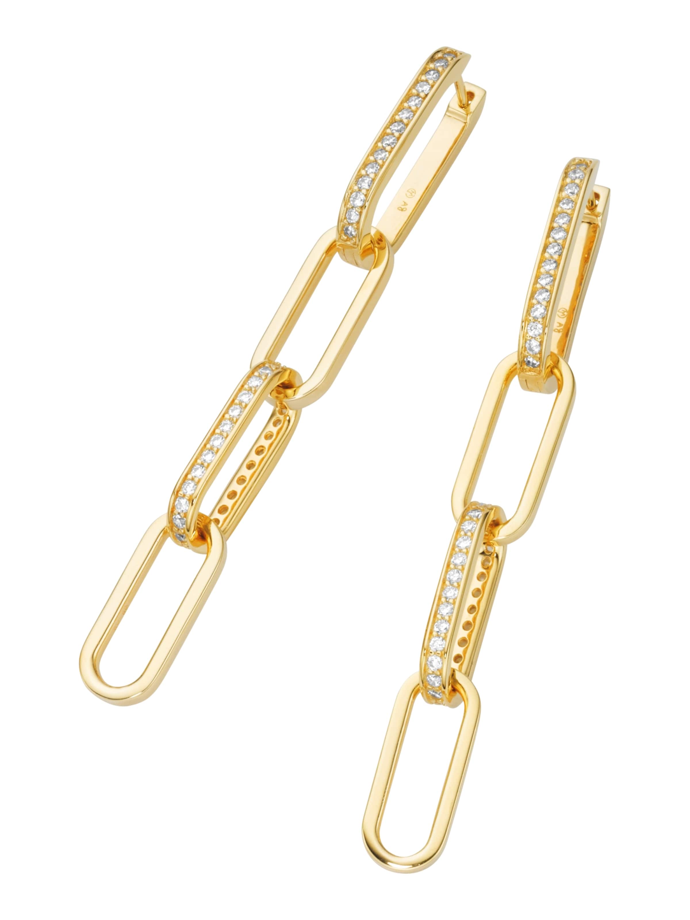 Giorgio Martello Milano - Pendientes en oro: frente