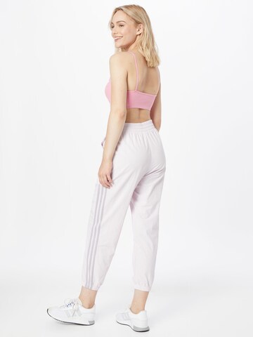 Tapered Pantaloni sportivi di ADIDAS SPORTSWEAR in lilla