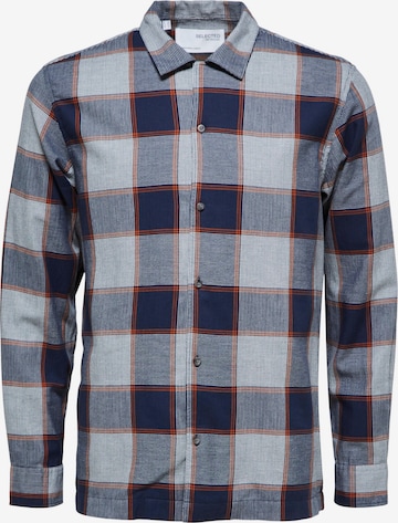 Camicia 'Ress' di SELECTED HOMME in blu: frontale
