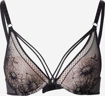 PASSIONATA Push-up BH in Schwarz: predná strana