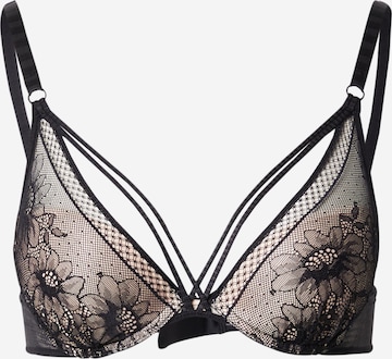 PASSIONATA Push-up BH in Schwarz: predná strana