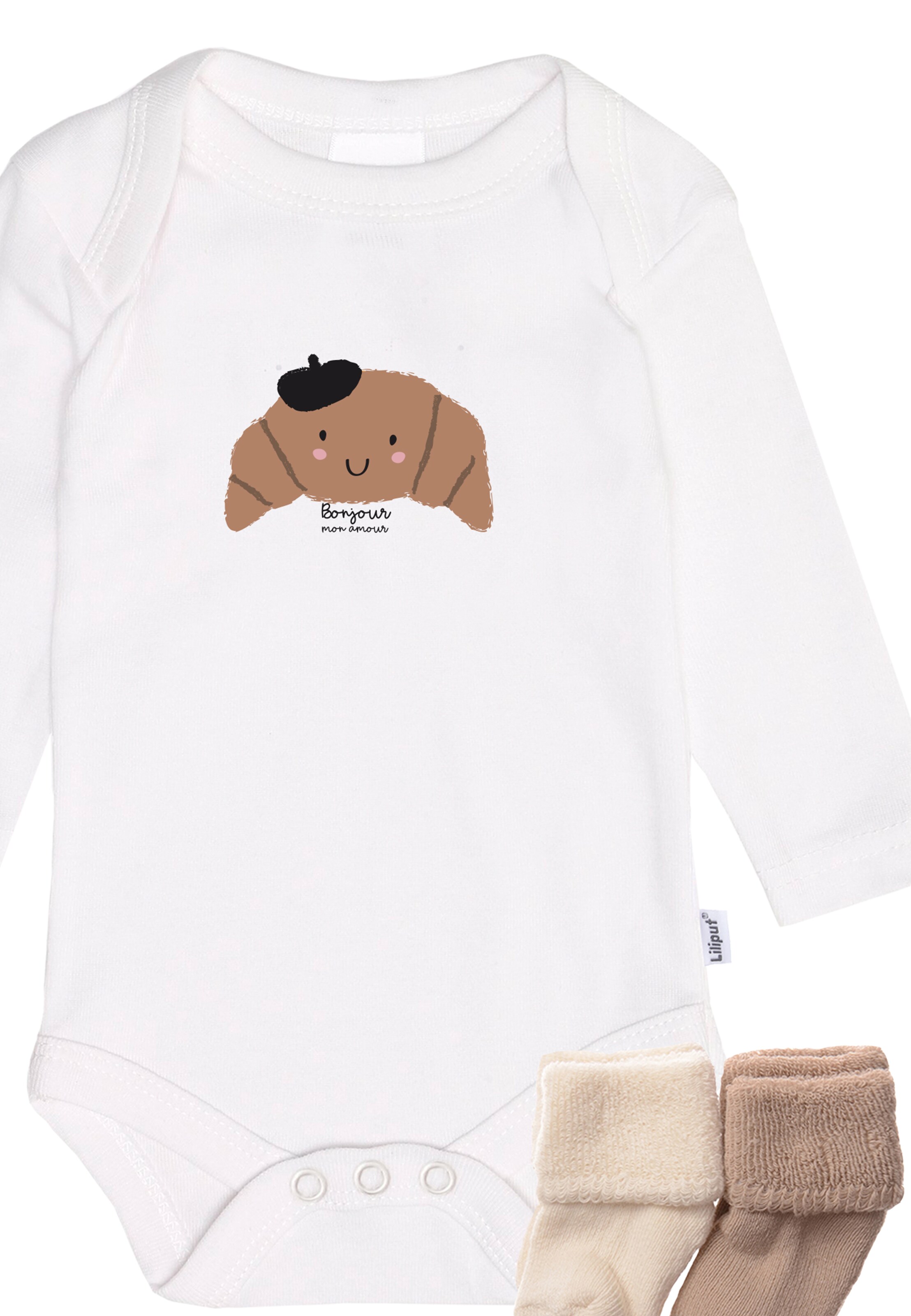 LILIPUT Underwear Set 'Croissant' in White