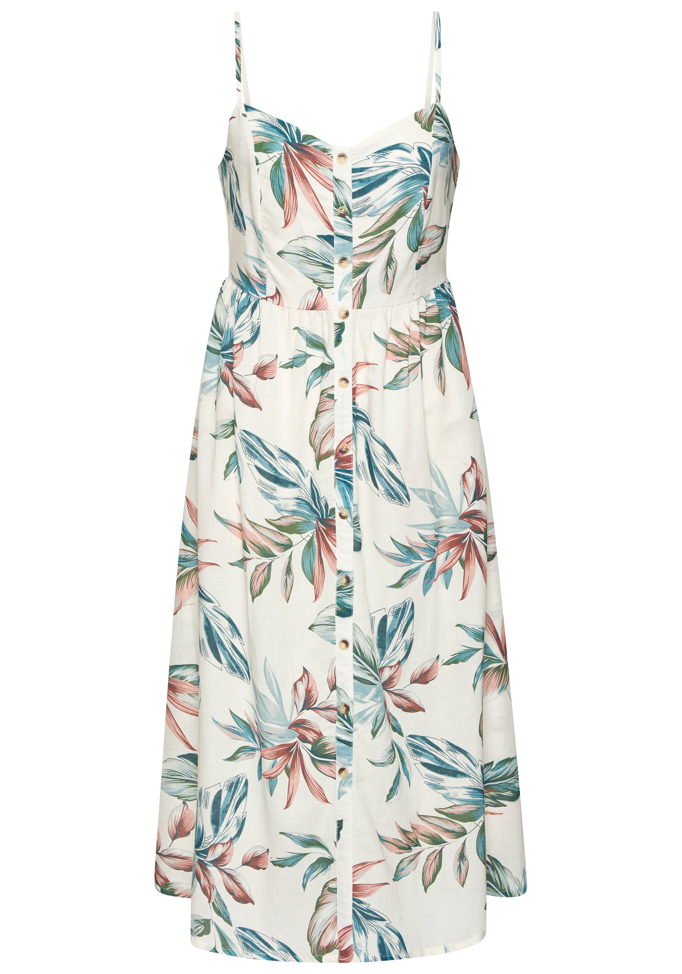LASCANA Summer Dress in White: front