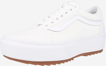 VANS - Zapatillas deportivas bajas en blanco: frente