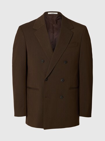 Comfort fit Giacca da completo di SELECTED in marrone