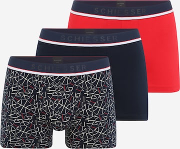 SCHIESSER Boxershorts in Blauw: voorkant