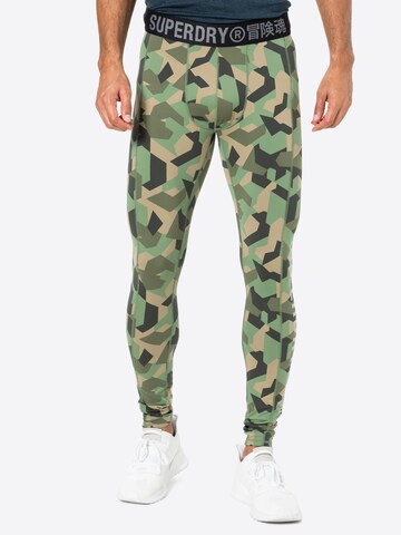 Superdry Snow Skinny Leggings in Braun: Vorderseite