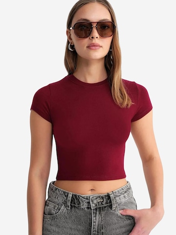 MixRay Shirt in Rood: voorkant