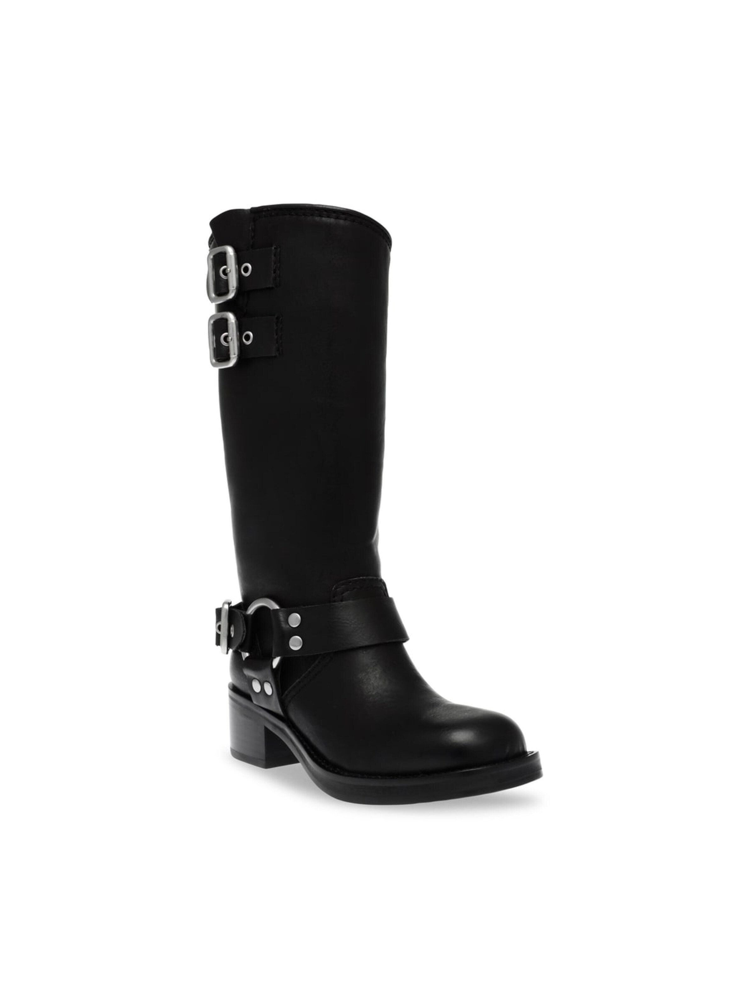 Bottes 'Eastern' STEVE MADDEN en noir : devant