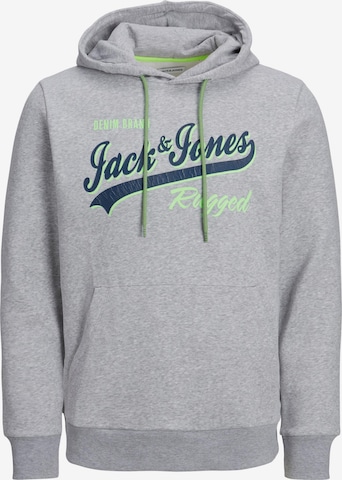 JACK & JONES Sweatshirt 'EMETT' in Grey: front
