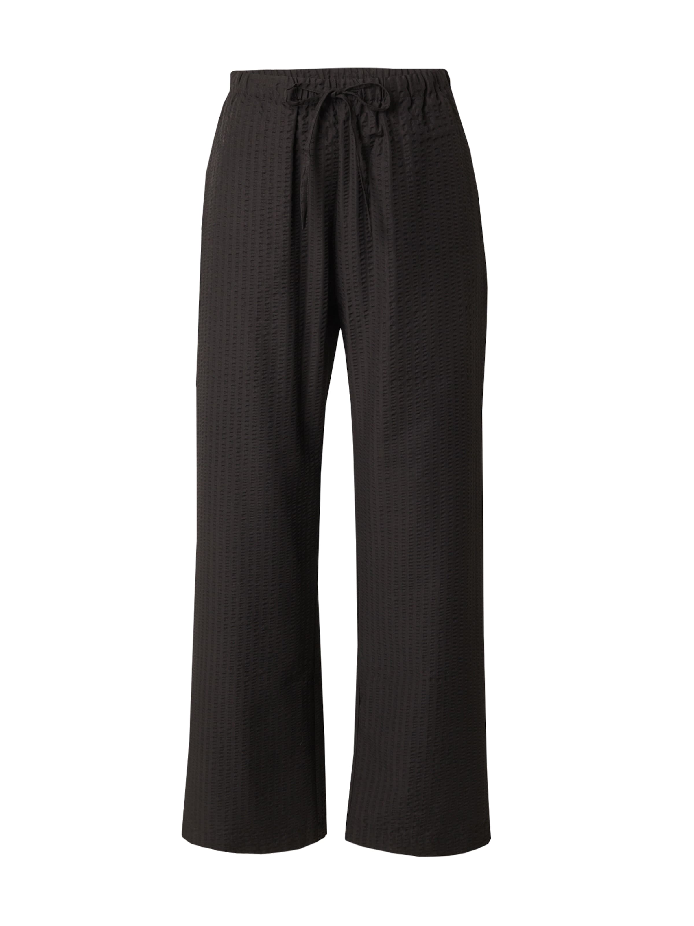Lindex Loose fit Trousers 'Livia' in Black: front