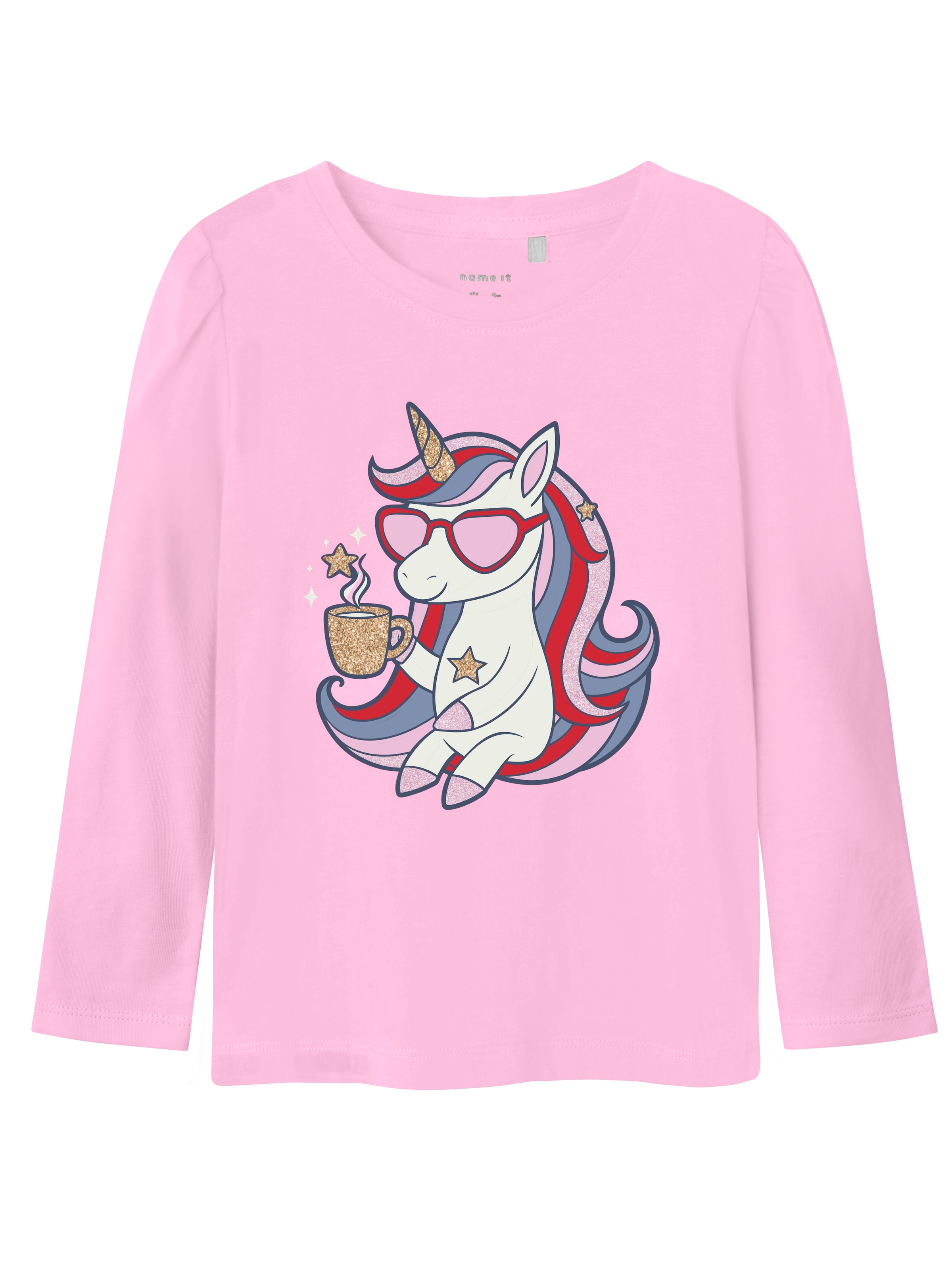 NAME IT Shirt 'NMFKALESJA' in Pink: front