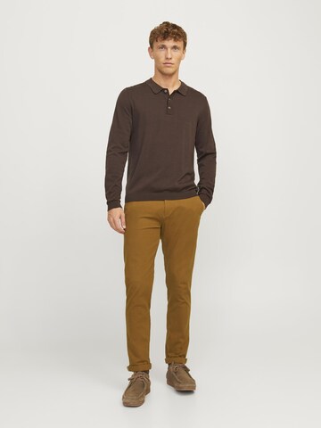 JACK & JONES Slimfit Chino in Bruin