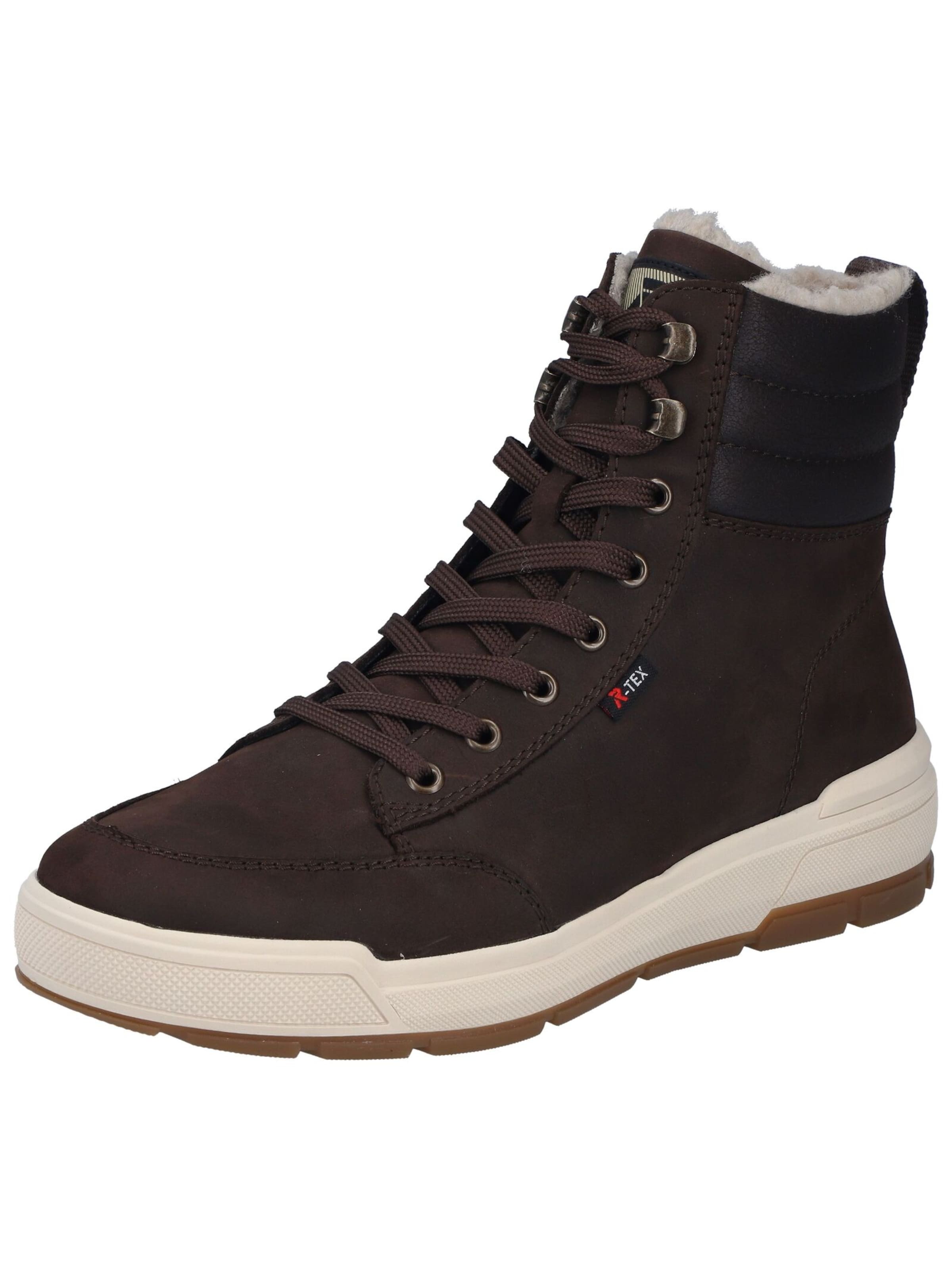 Rieker Lace-Up Boots in Brown: front