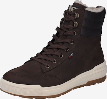 Rieker Lace-up boots in Brown: front