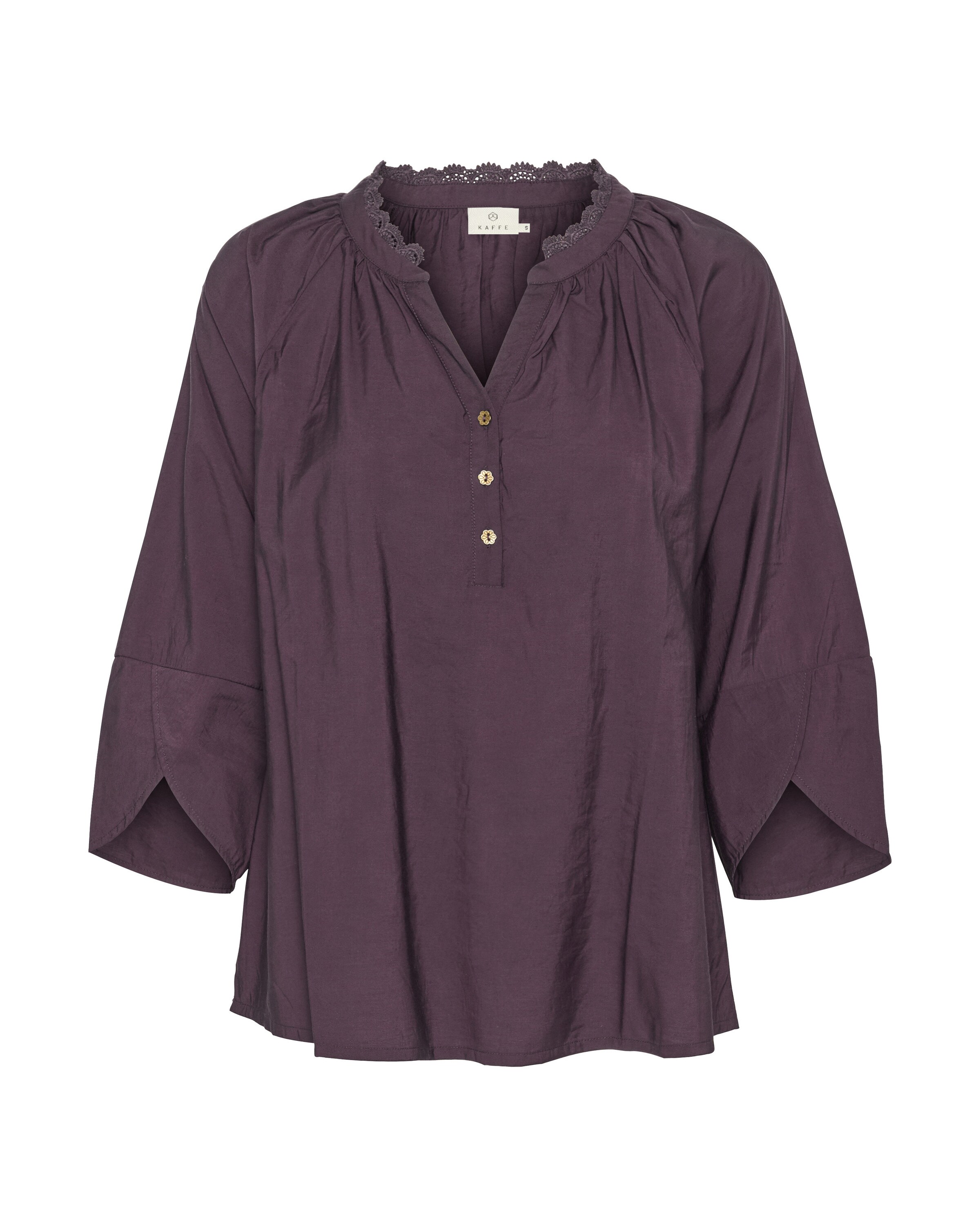 Chemisier 'Maggi' Kaffe en violet : devant