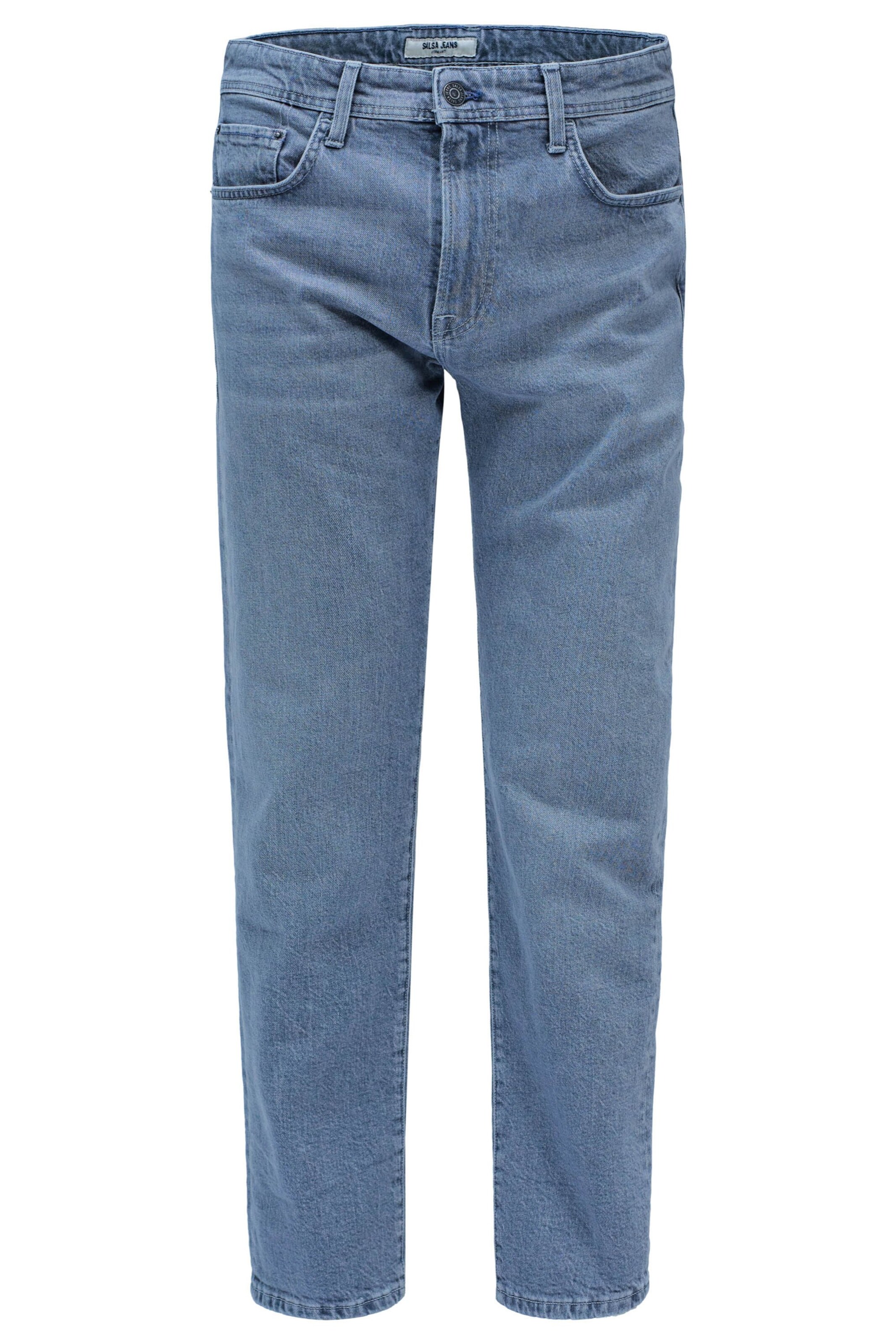 Salsa Jeans Regular Jeans in Grau: Vorderseite