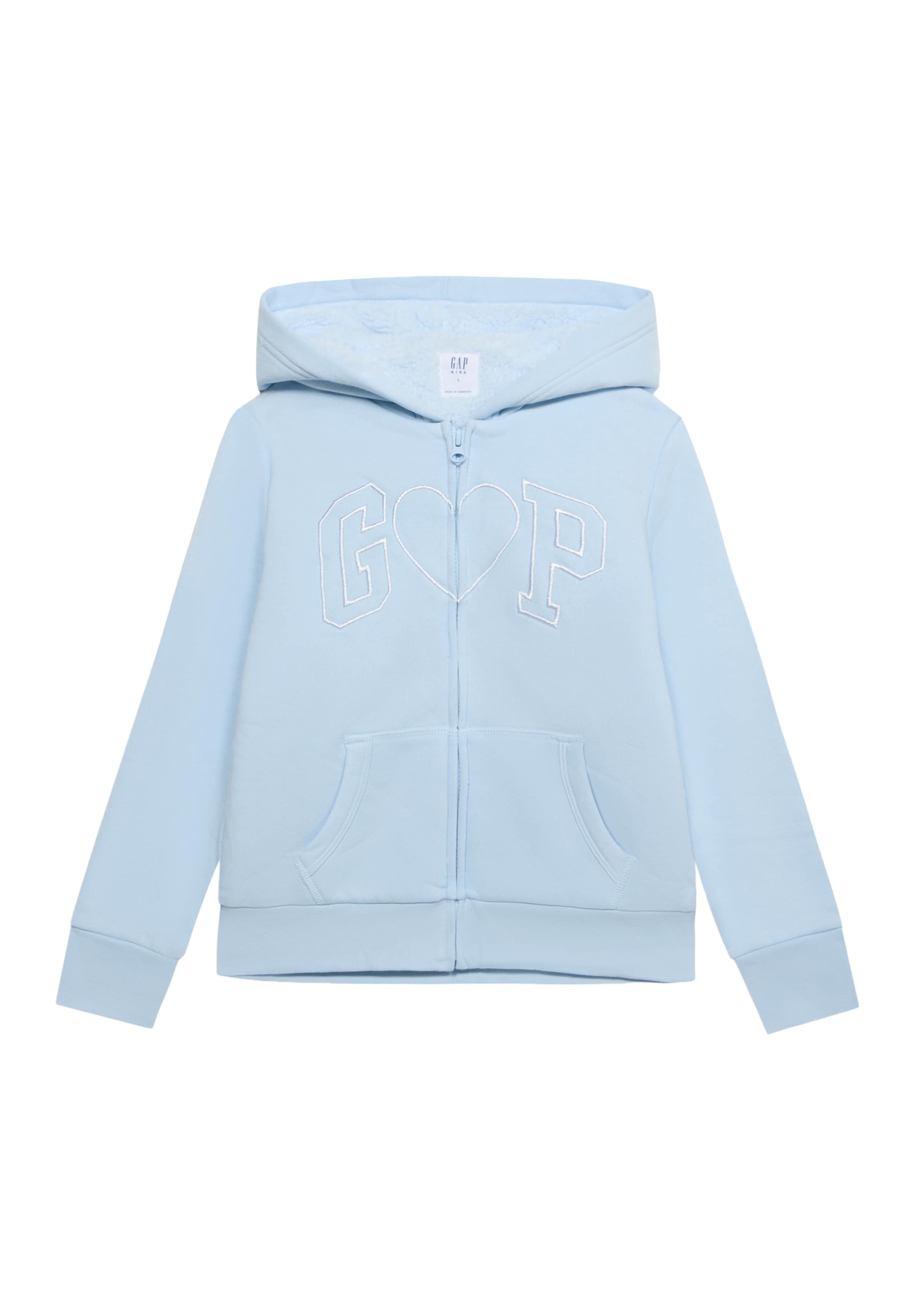 Veste de survêtement 'HERITAGE' GAP en bleu : devant