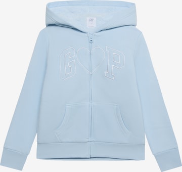 Veste de survêtement 'HERITAGE' GAP en bleu : devant