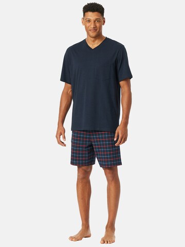 SCHIESSER Shorty ' Comfort Essentials ' in Blau: Vorderseite