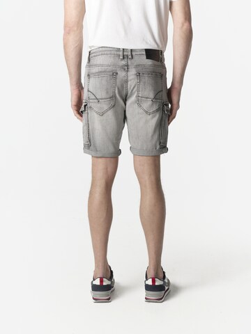 KOROSHI Regular Cargojeans in Zwart