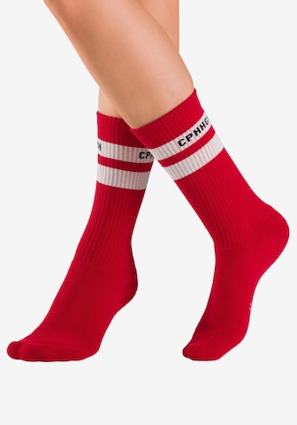 Copenhagen StudiosSportske čarape - crvena boja