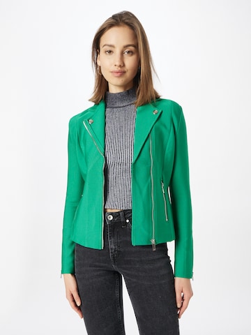Karen Millen Φθινοπωρινό και ανοιξιάτικο μπουφάν σε πράσινο: μπροστά