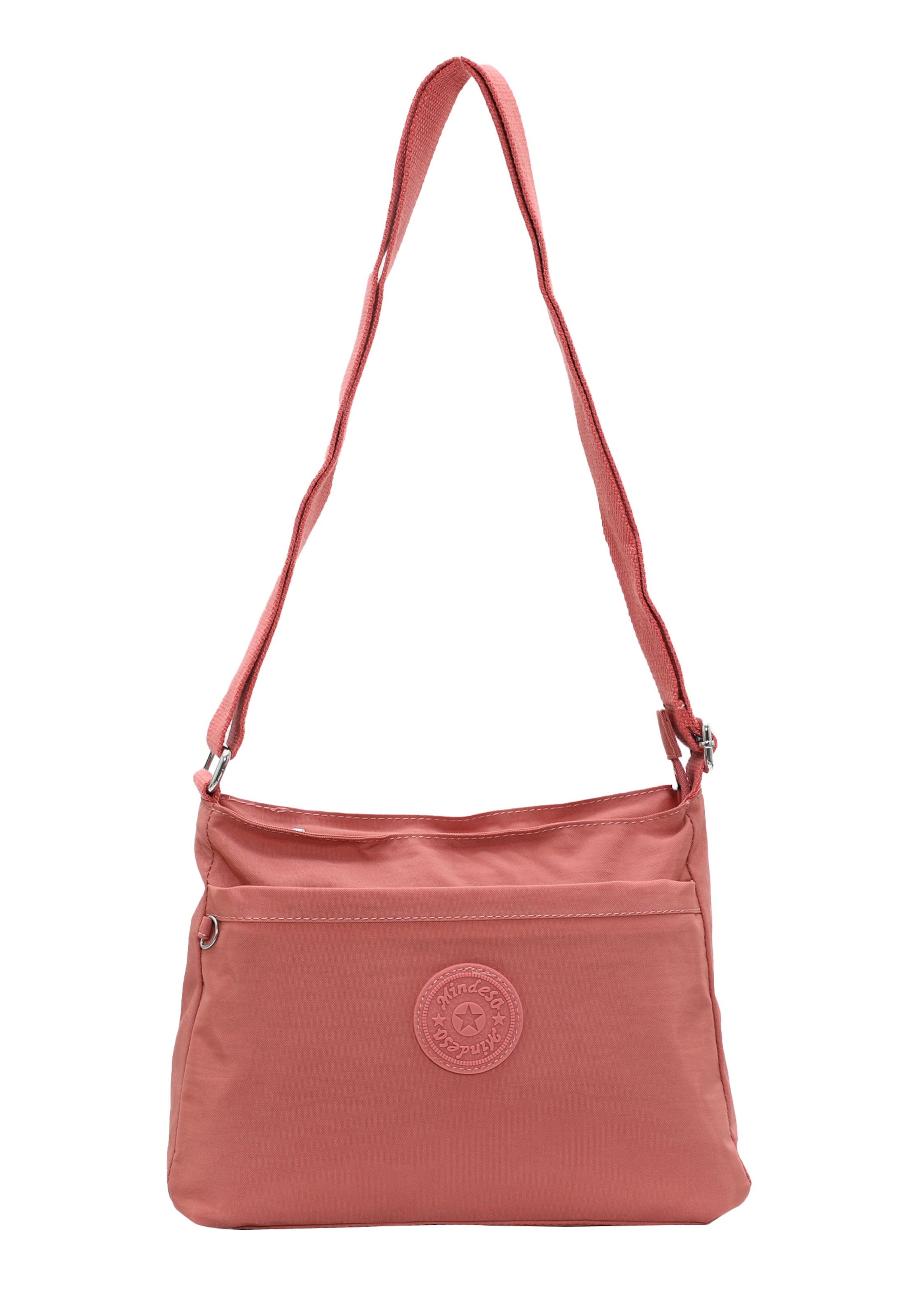 Borsa a tracolla di Mindesa in rosa: frontale