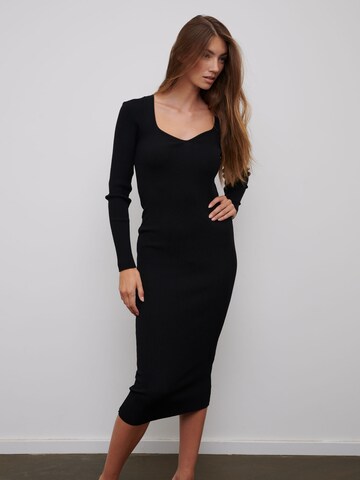 RÆRE by Lorena Rae Knit dress 'Leonie' in Black: front
