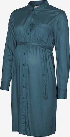 MAMALICIOUS Shirt dress 'Ercur' in Green: front