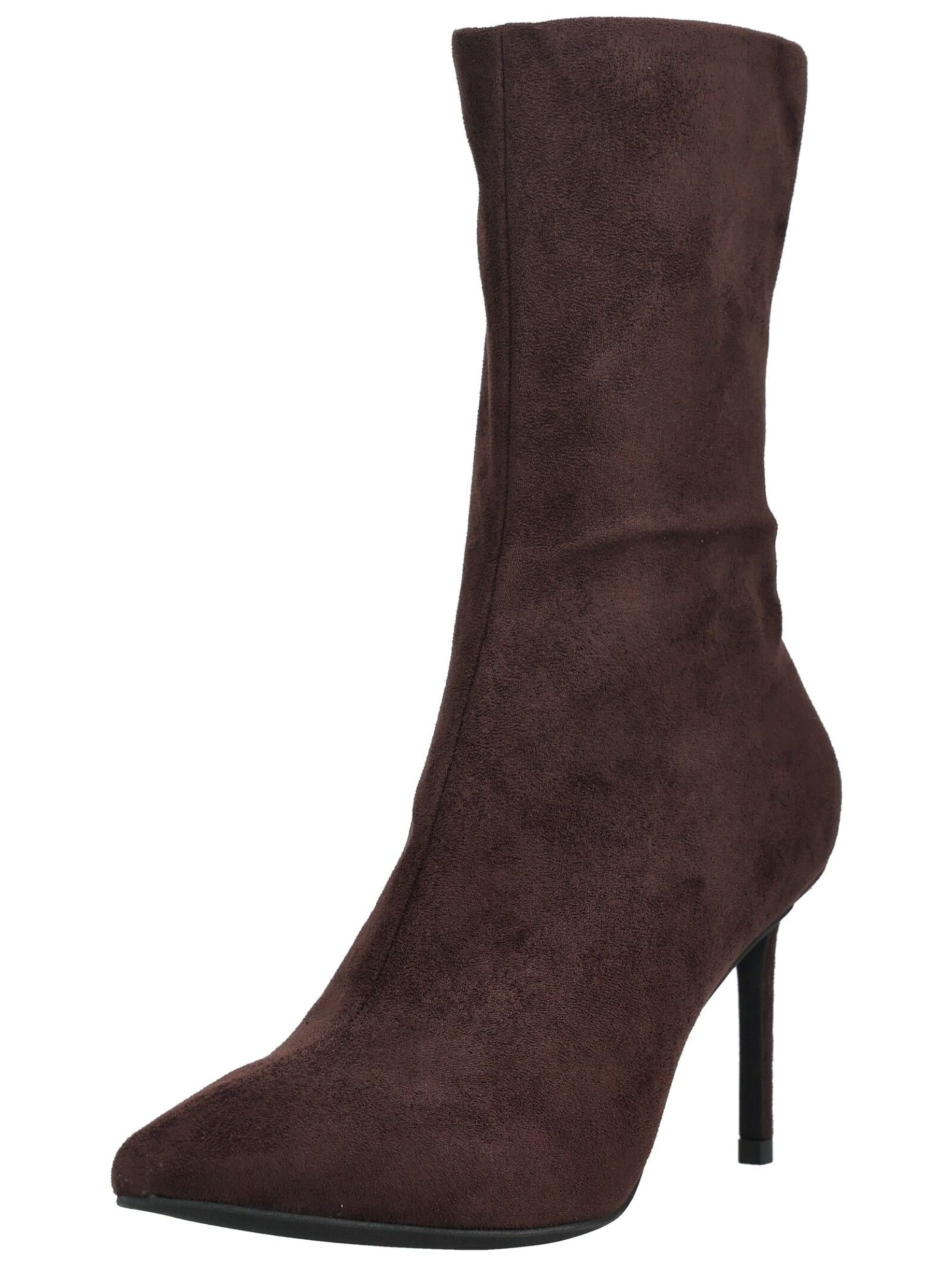 Jeffrey Campbell Enkellaarsjes in Bruin: voorkant