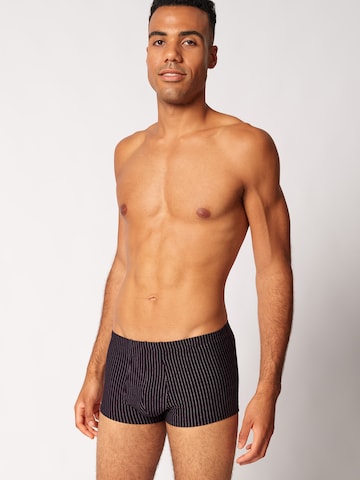 Skiny Boxershorts in Zwart: voorkant