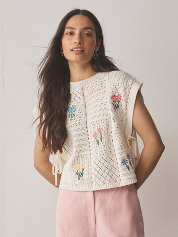 Next Knitted top in Beige: front