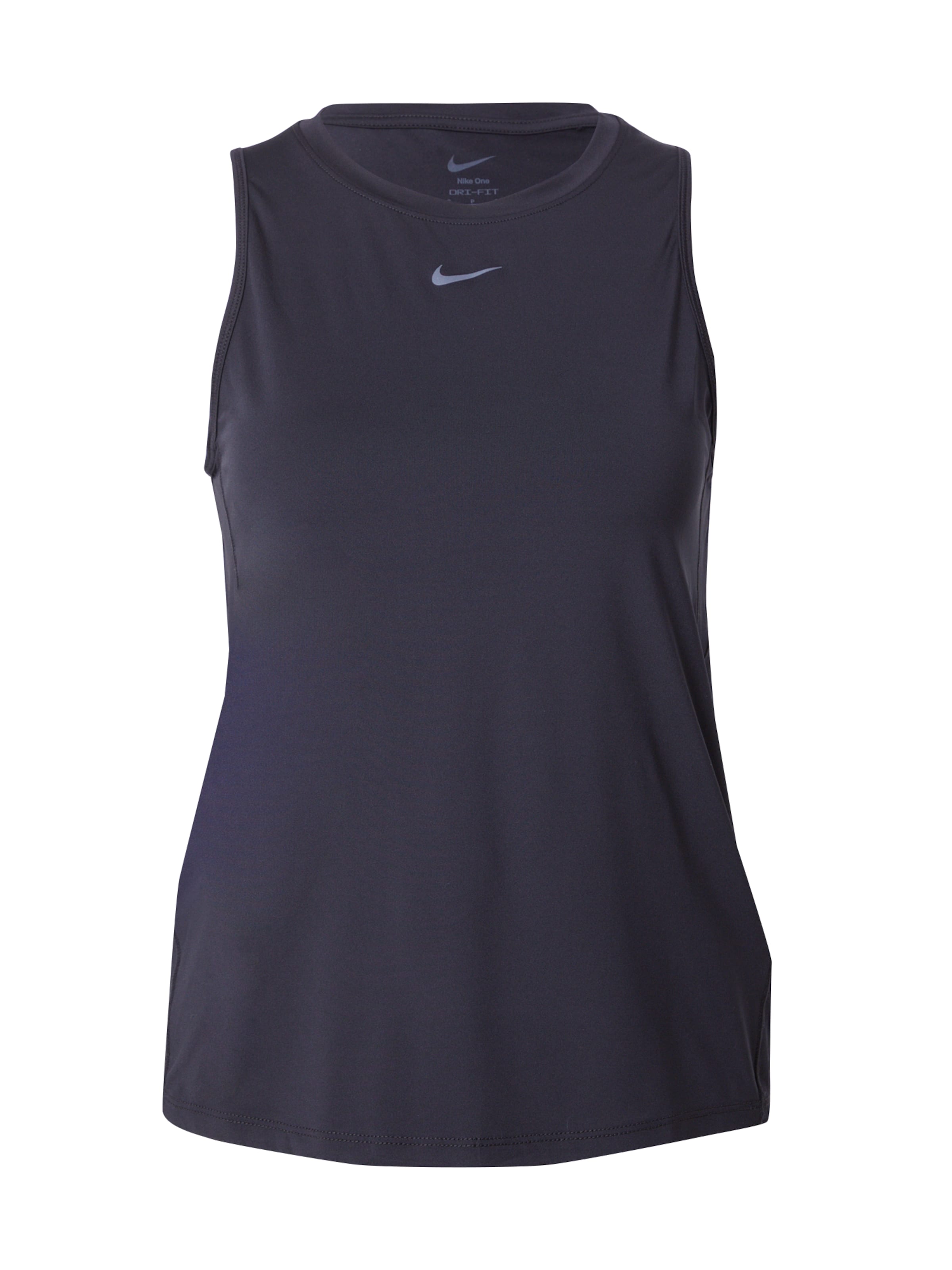 NIKE Спортен топ 'One Classic' в черно: отпред