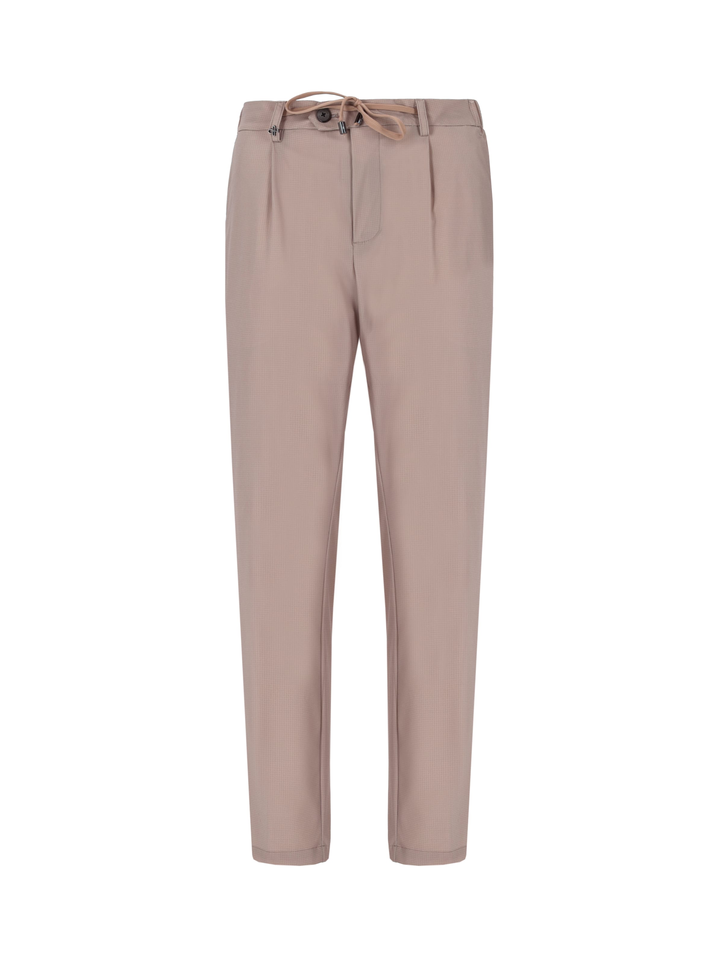 Distretto12 - regular Pantalón plisado 'T. SEQUOIA' en beige: frente