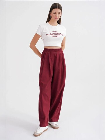 MixRay Loosefit Broek in Rood