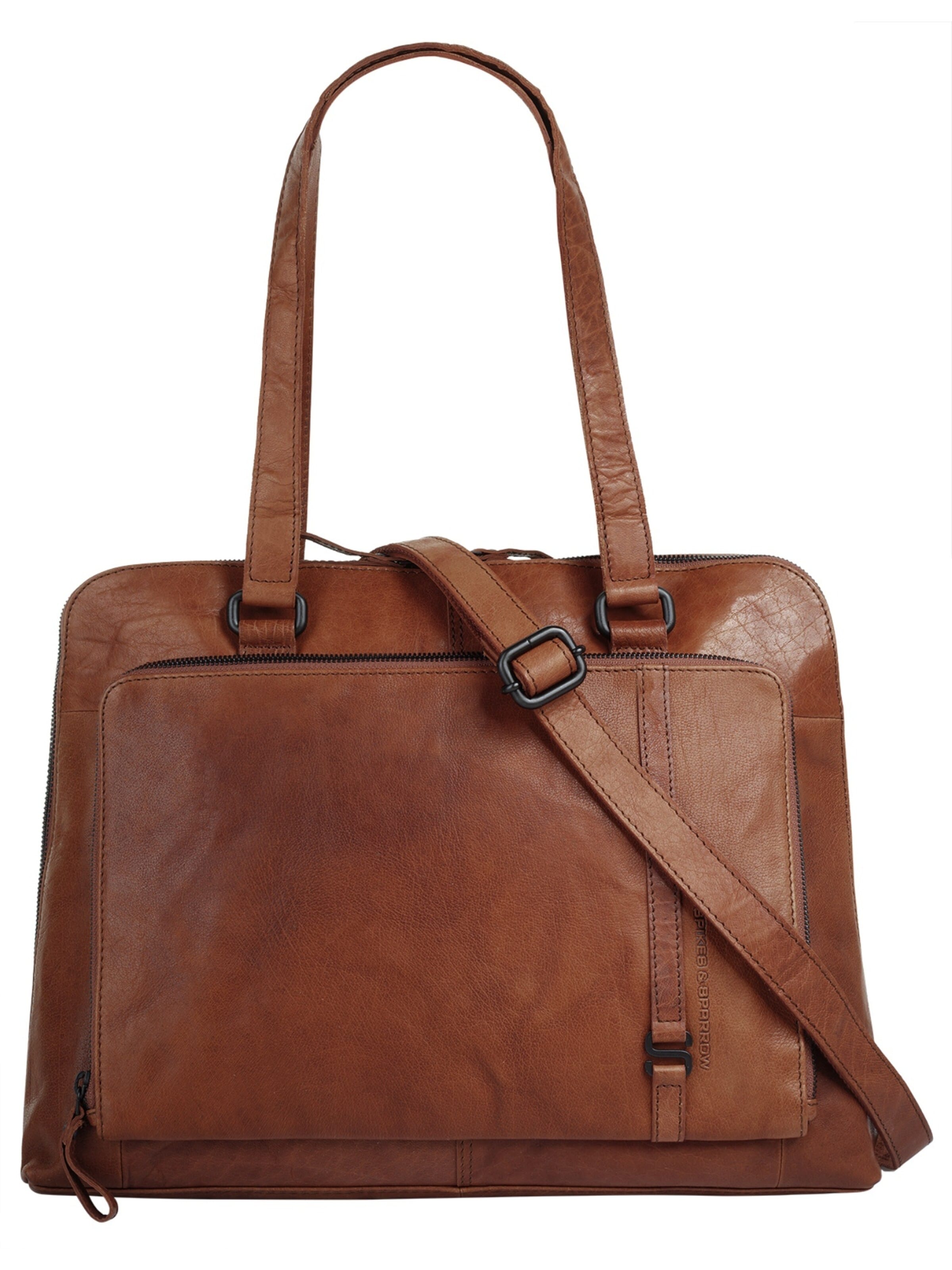 Spikes & Sparrow Shopper in Brown: front