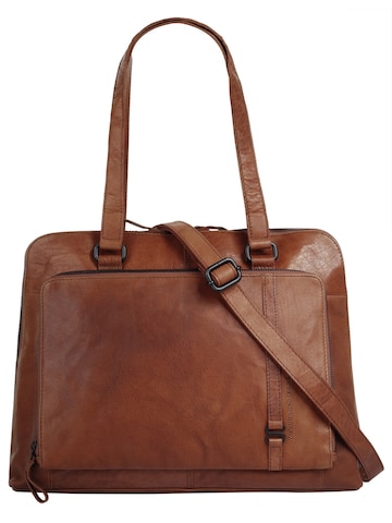 Spikes & Sparrow Shopper in Brown: front