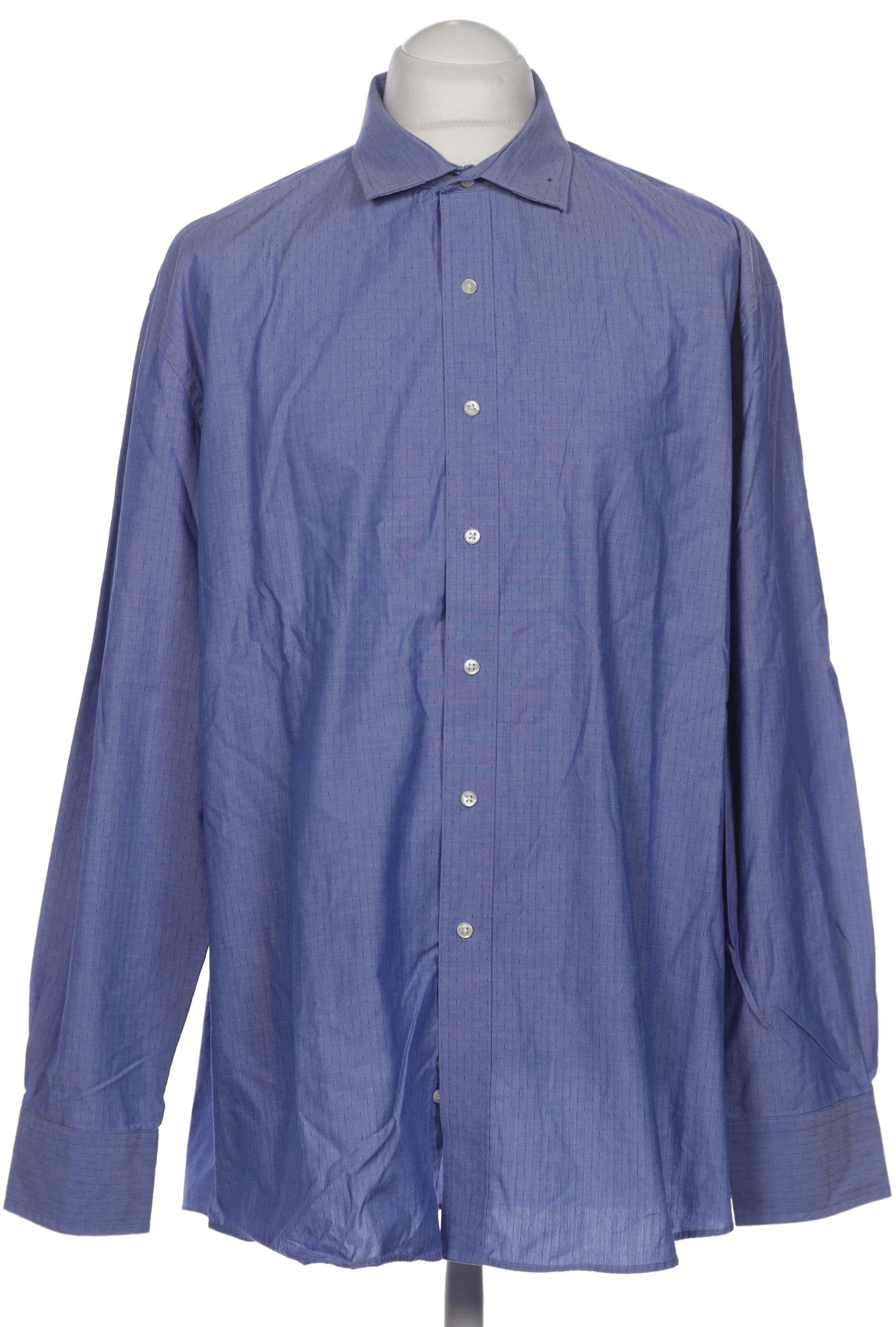 TOMMY HILFIGER Button Up Shirt in XL in Blue: front