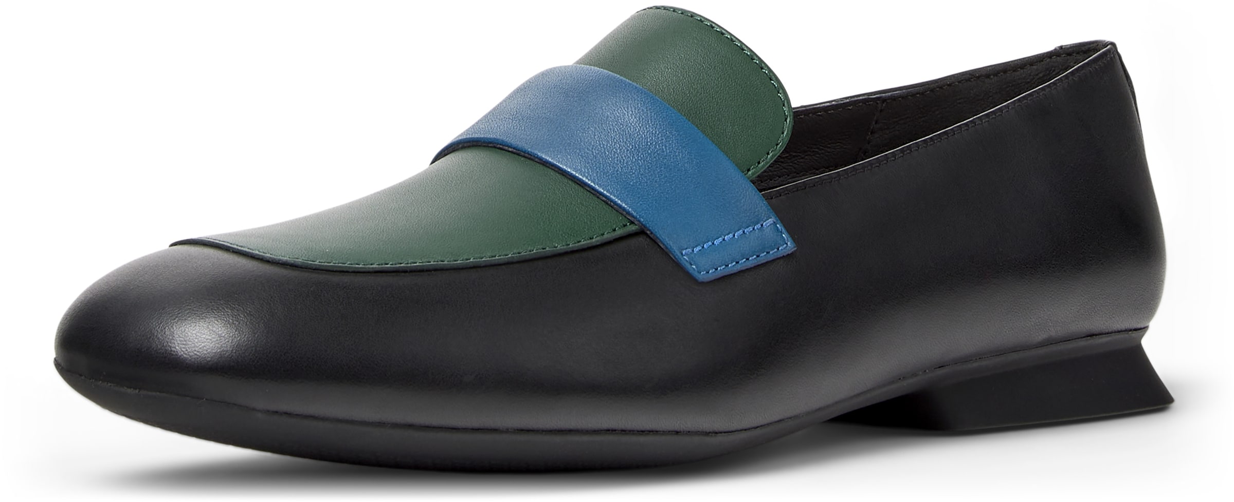 CAMPER Ballerina 'Casi Myra  Twins' in blau / grün / schwarz, Produktansicht