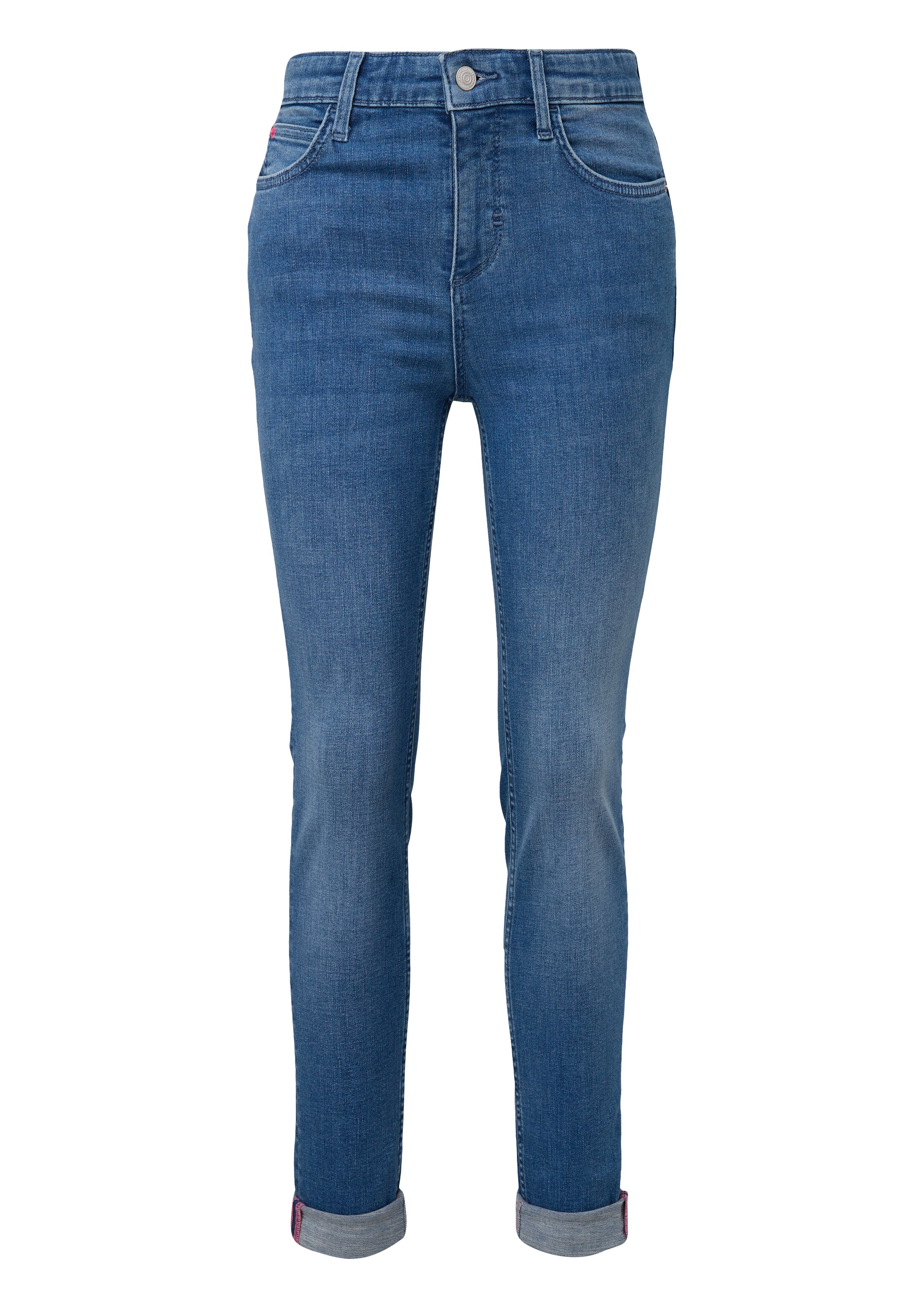 comma casual identity Skinny Jeans in Blau: Vorderseite
