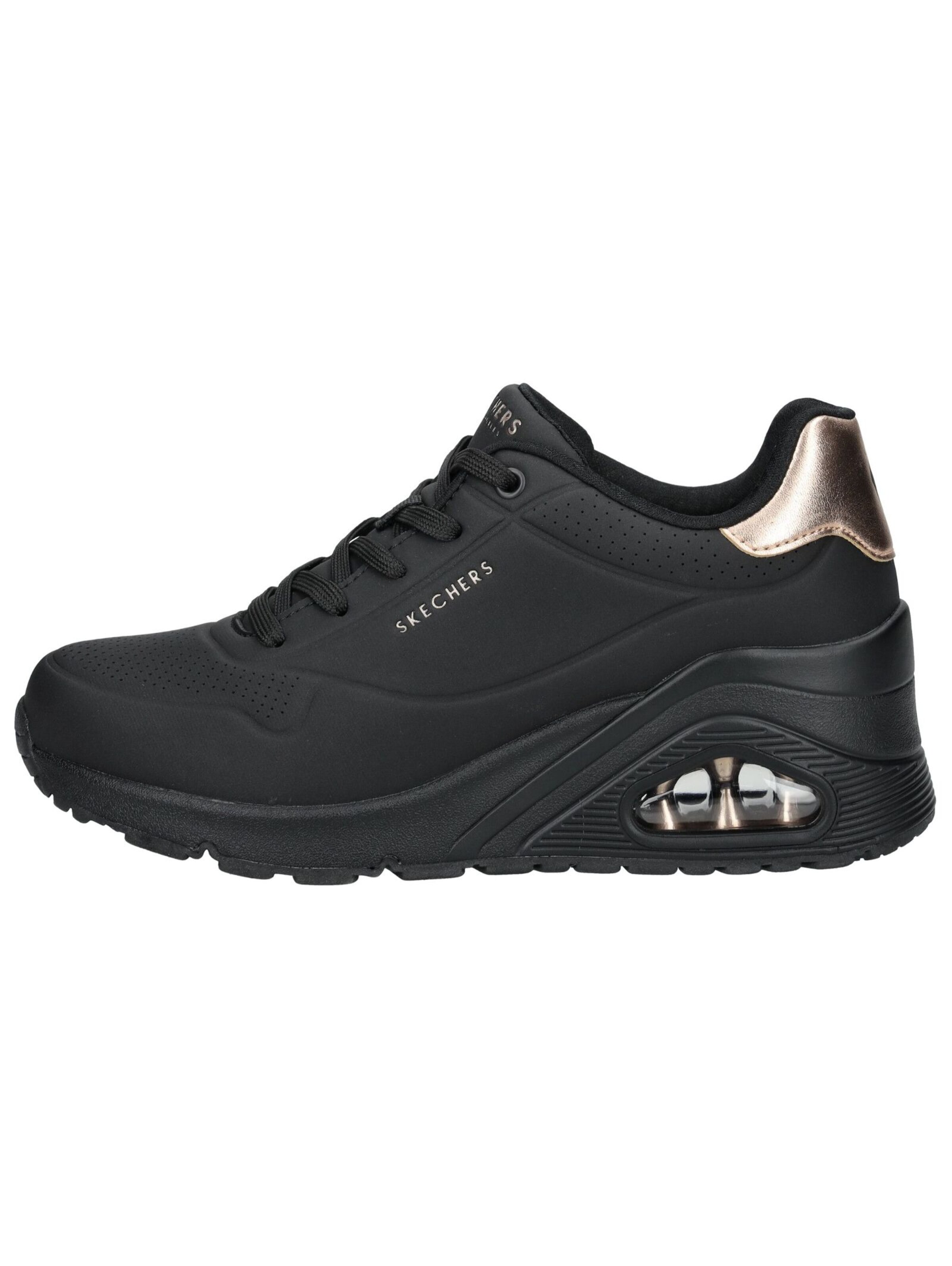 Baskets basses 'Uno Wedge - Hi Steps' SKECHERS en noir